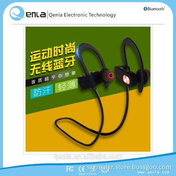 2016 Hot sale V5 Waterproof Wireless Bluetooth stereo Headphones,Music IPX7 Bluetooth Headset in-ear style